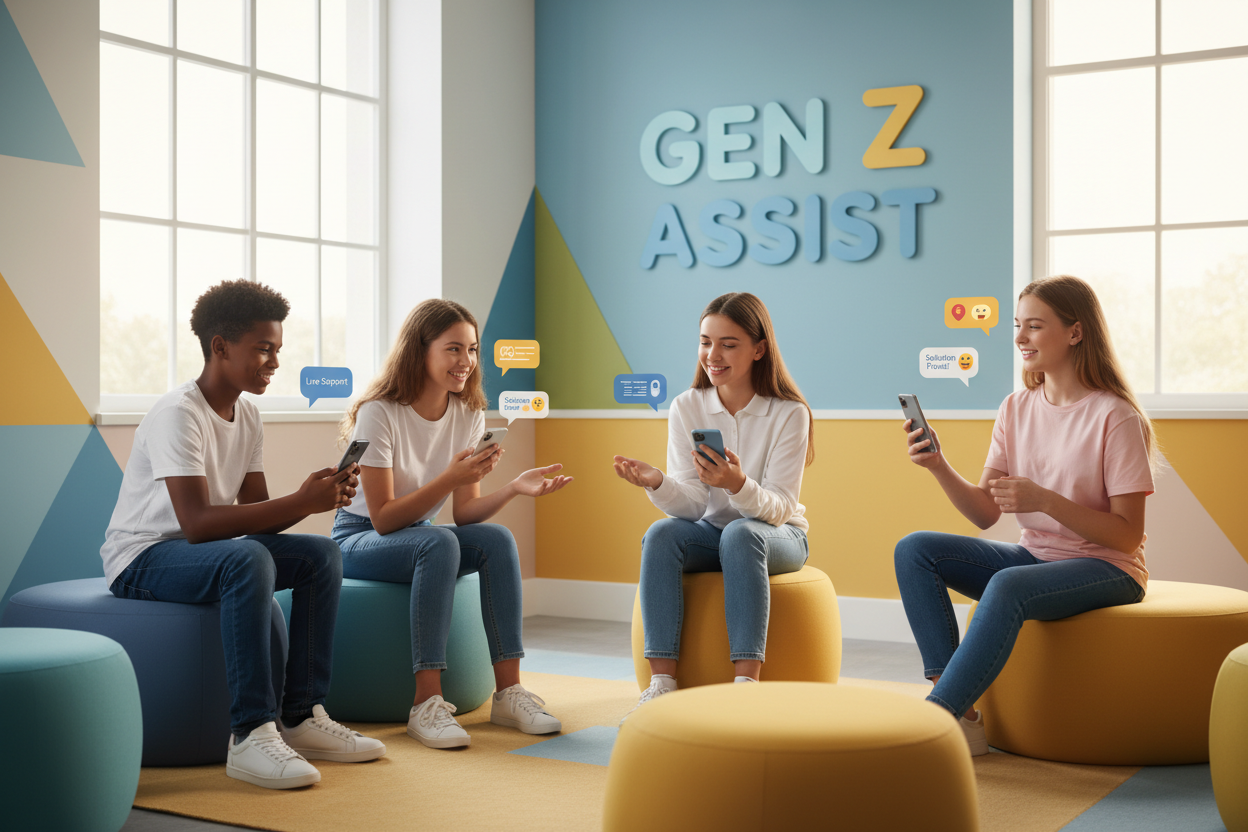 TEENS ON THE PHONE FOR SUPPORT